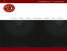 Tablet Screenshot of jdcapotas.com.br
